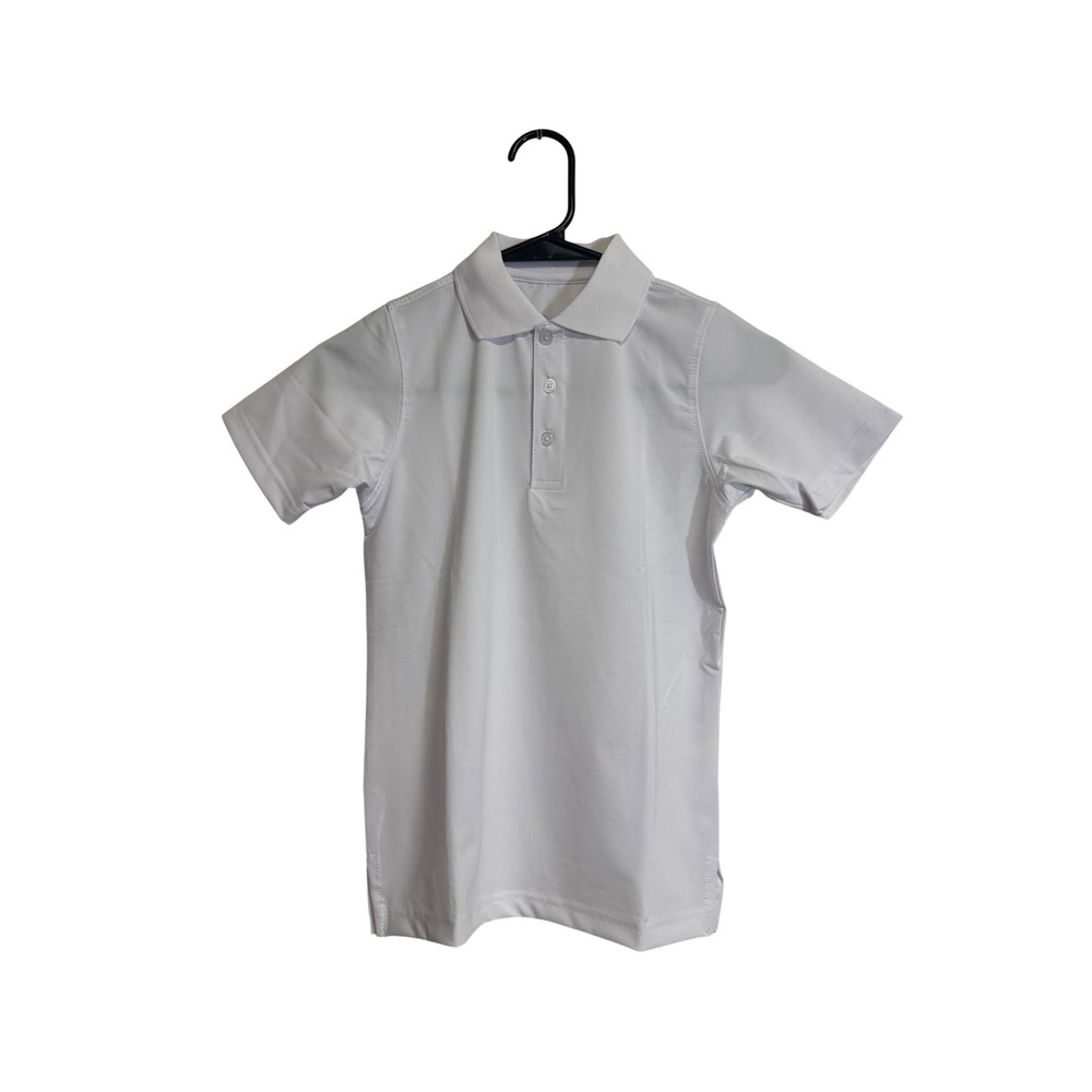 Tom Sawyer Youth Small Short Sleeve White Polo